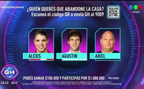 Los tres nominados de Gran Hermano