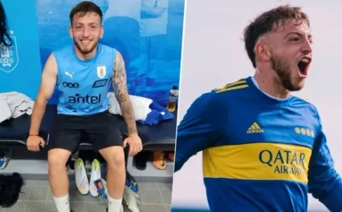 Ignacio Rodríguez, delantero de Boca que ya fue citado por Uruguay.