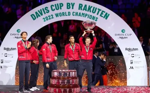 Canadá ganó la Copa Davis en el 2022.