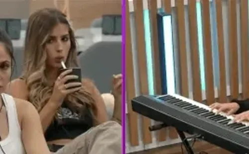 Daniela, Romina y Julieta escuchan muy alegremente las canciones de Camila