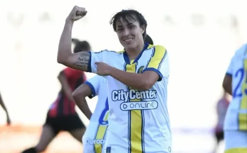 Erica Lonigro regresó con tres goles. (Foto Central femenino)