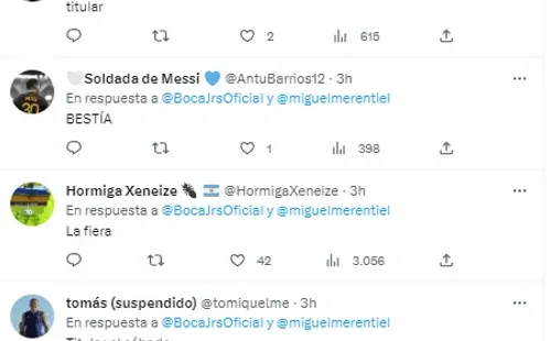 La gente continúa muy ilusionada con la llegada de Merentiel.