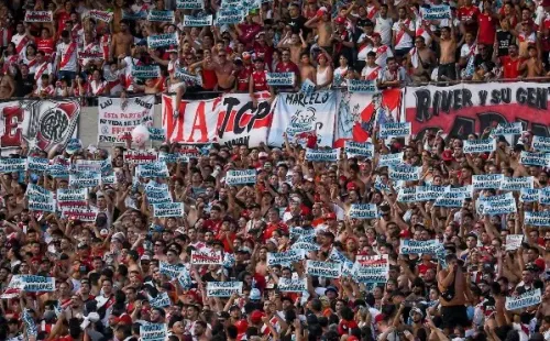 El Monumental explotó de gente ante Argentinos. (Foto: Getty)
