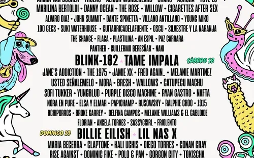 El Line up del Lolla.