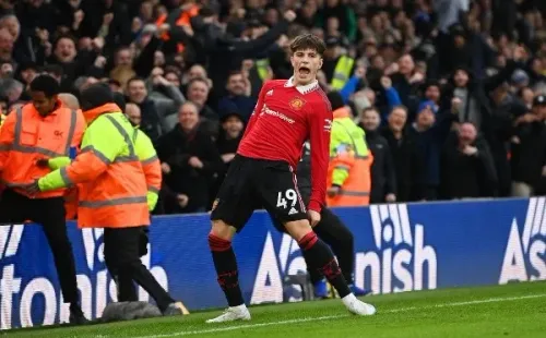 Garnacho la rompe en el United.