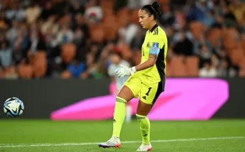 Vanina Correa se destacó con una gran salvada. (Foto: PRENSA AFA)