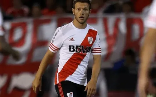 Nicolás Domingo durante una de sus etapas en River.