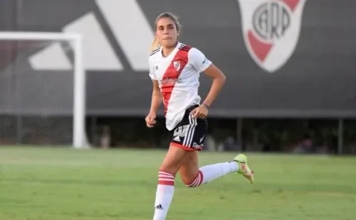 El regreso de Vicky Costa. (Foto River oficial)