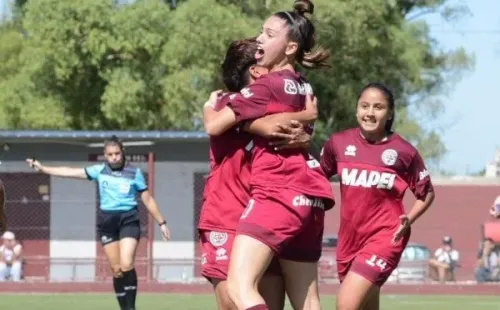 Delfina Beccacece, autora del gol de Lanús.