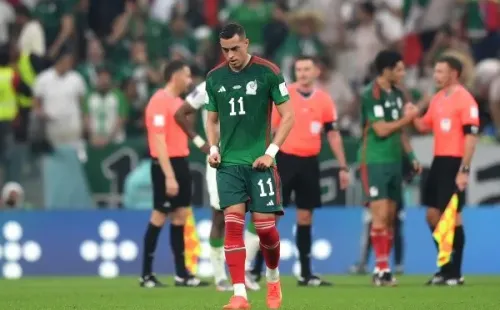 Rogelio Funes Mori, con la casaca de México (Getty)