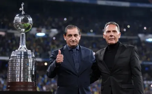 Ramón Díaz y Miguel Ángel Russo, dos que dirigieron tres grandes. (Foto: Getty Images)