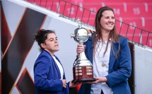 Estuvo como invitada especial cuando Boca jugó la final de la Libertadores.