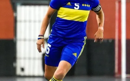 Quiñones seguía formando parte del equipo de futsal de Boca.