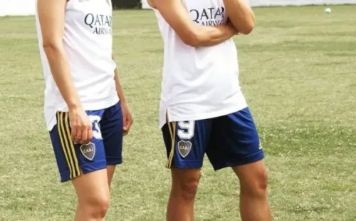 La acompañará Ludmila Manicler, en la foto con Andrea Ojeda.