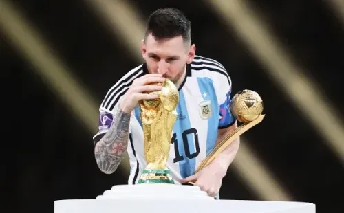 La imagen más esperada y deseada: Messi, campeón del mundo (Getty)