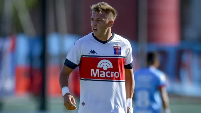 Mateo Retegui durante un partido de Tigre. (Foto: Getty)