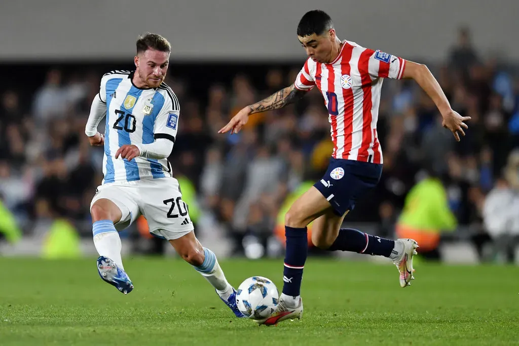 Alexis Mac Allister, uno de los jugadores más claros de Argentina. (Foto: Getty)