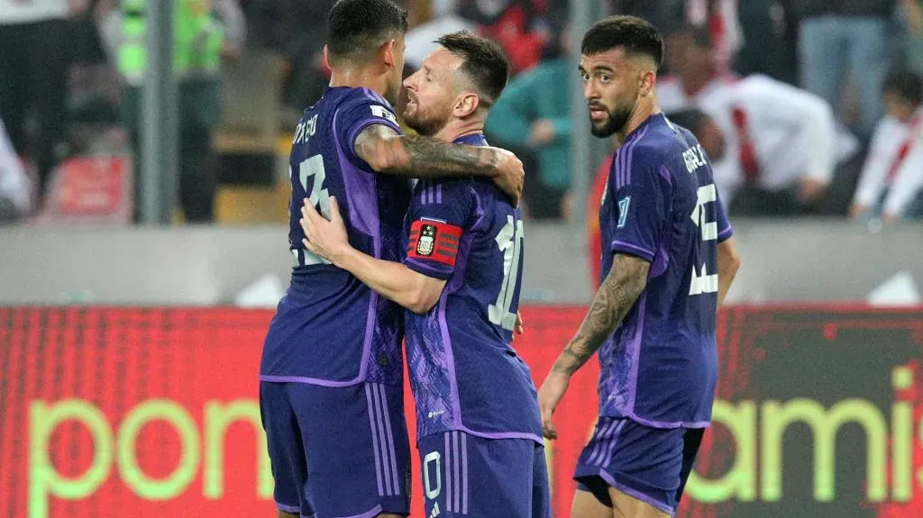 Argentina se impuso a Perú. (Getty)