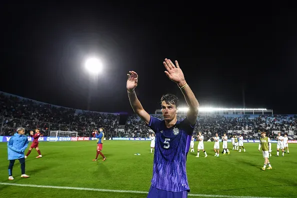Federico Redondo durante el Mundial Sub-20 disputado en Argentina.