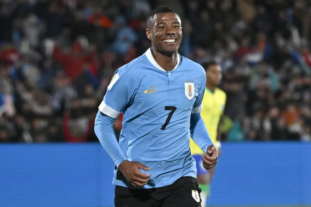Nicolás De La Cruz en el seleccionado uruguayo. (Foto: Getty)