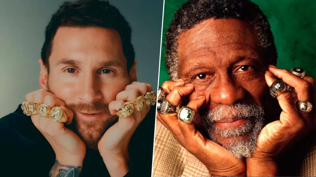 Messi, como Bill Russell: el homenaje de Adidas. (Foto: Adidas)