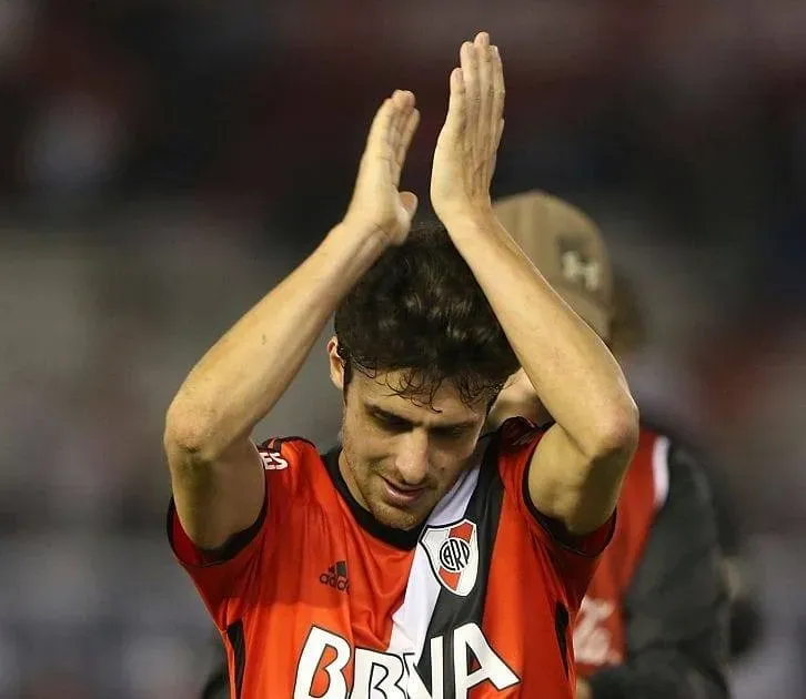 Aimar en el 2015, tras su regreso a River. Imagen Web.