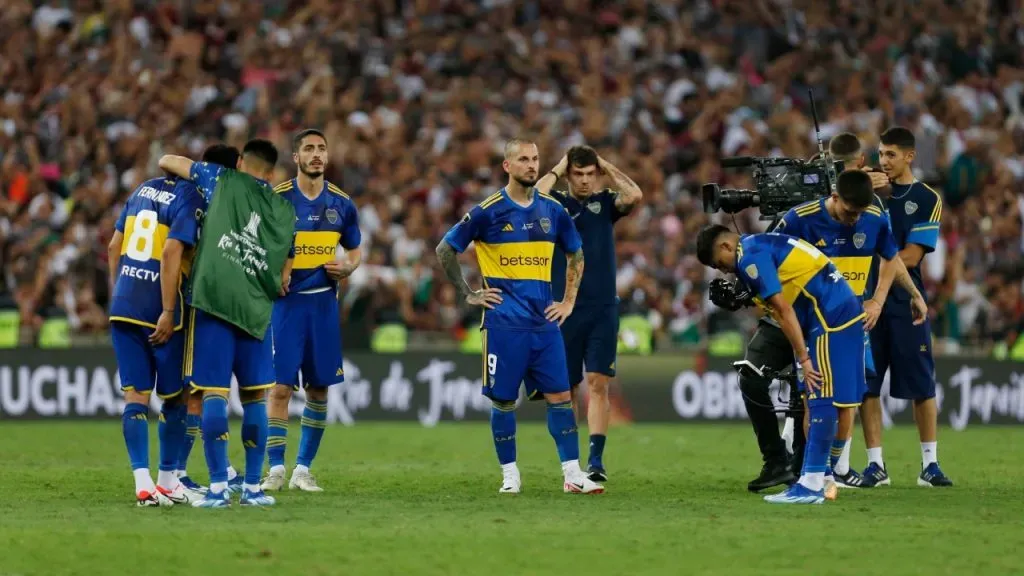 Benedetto, tras la caída de Boca en la final (Getty Images).