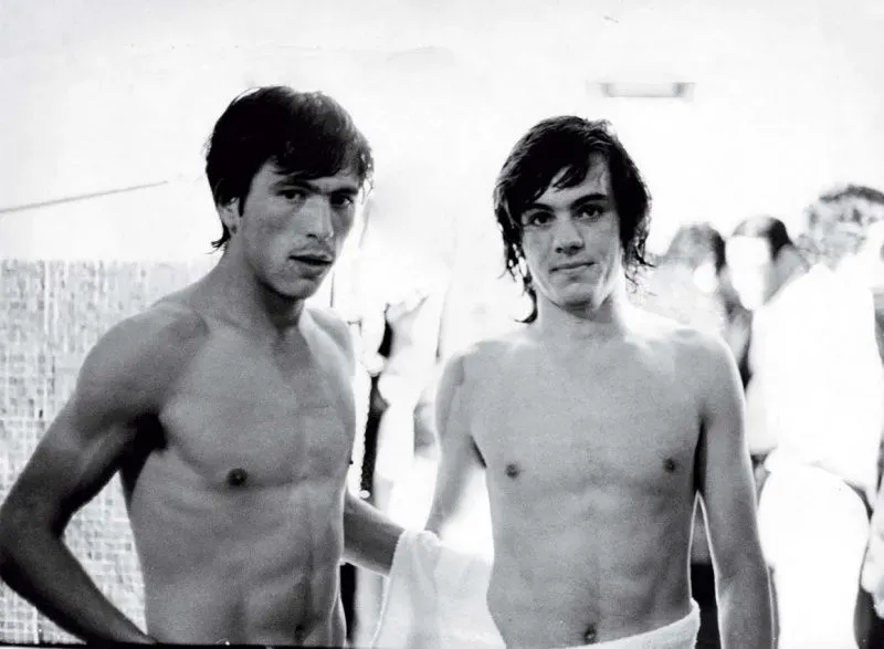 Daniel Passarella y Alejandro Sabella, una amistad duradera. Foto Archivo.