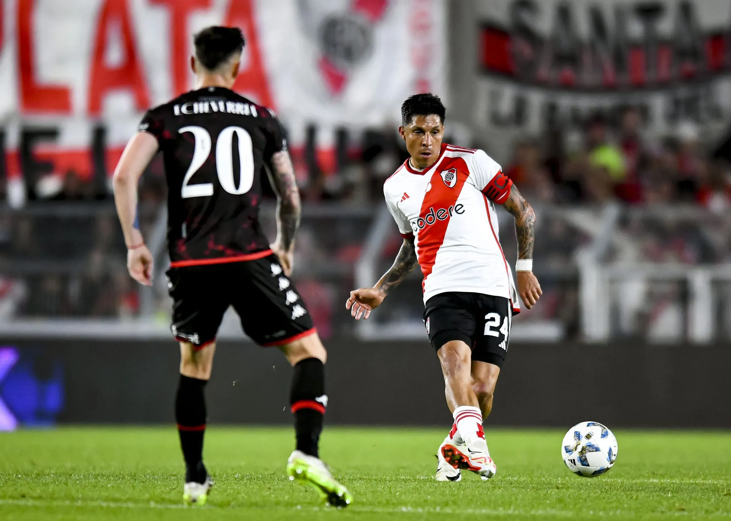 Enzo Pérez podría haber jugado su último partido en el Monumental. (Getty)