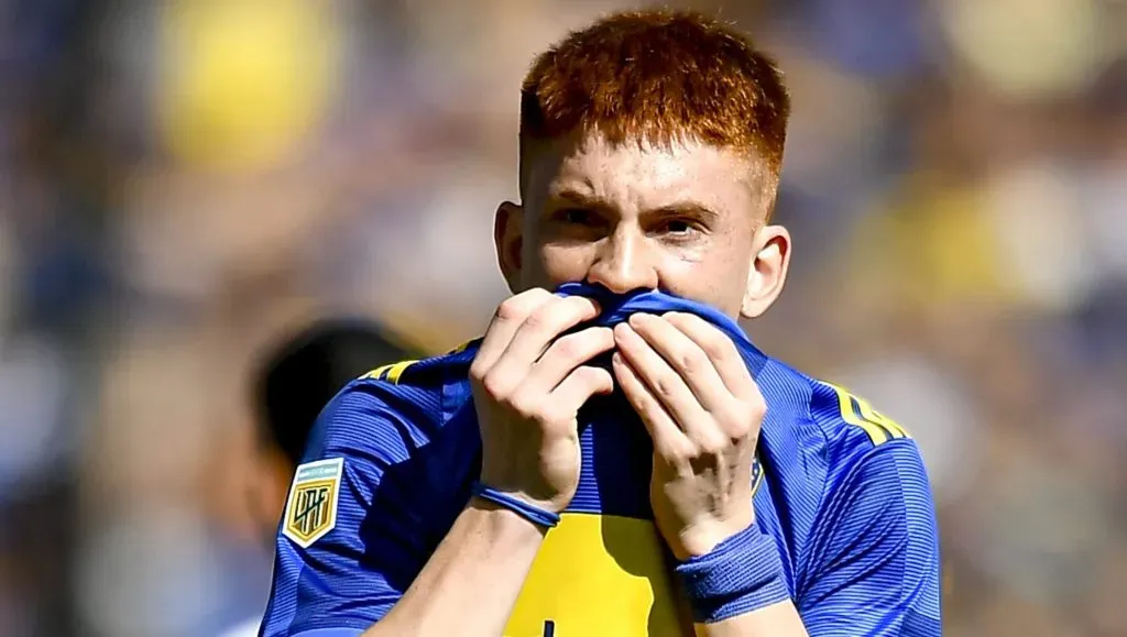 Valentín Barco, la gran joya de Boca que podría irse en 2024. (Getty Images)