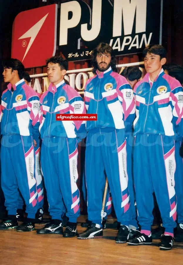 Batista en el Tosu Futures de Japón. Imagen: El Grafico.
