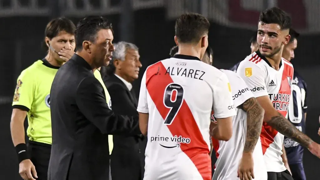 Marcelo Gallardo dirigió a Julián Álvarez entre 2018 y 2022. (Getty)