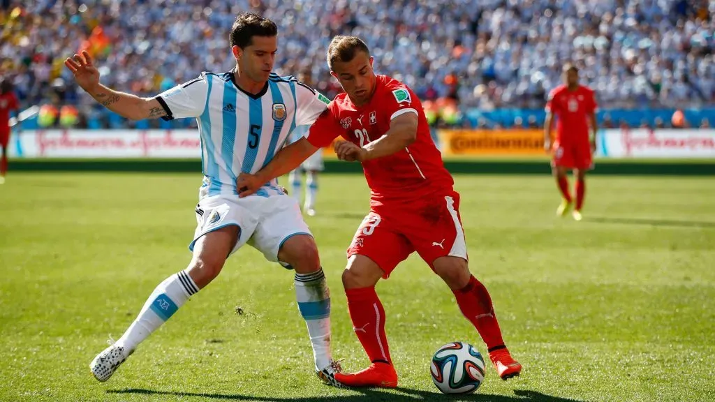 En el Mundial 2014, se lució con la camiseta nacional (Getty Images)