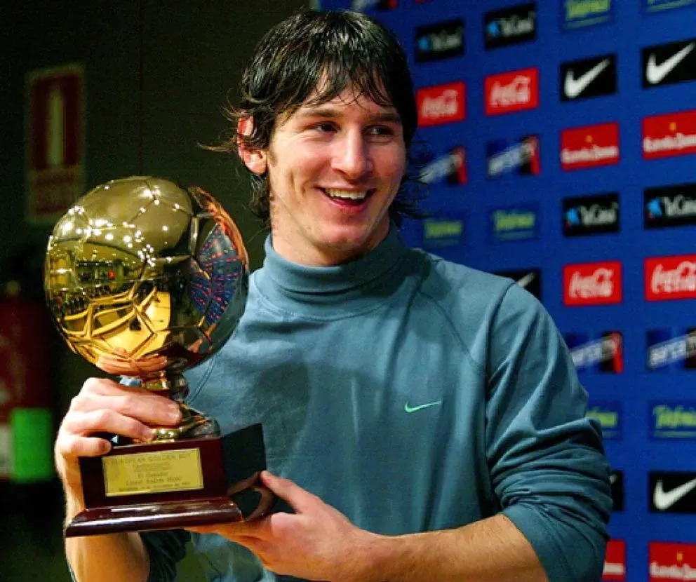 Messi fue el Golden Boy en 2005.