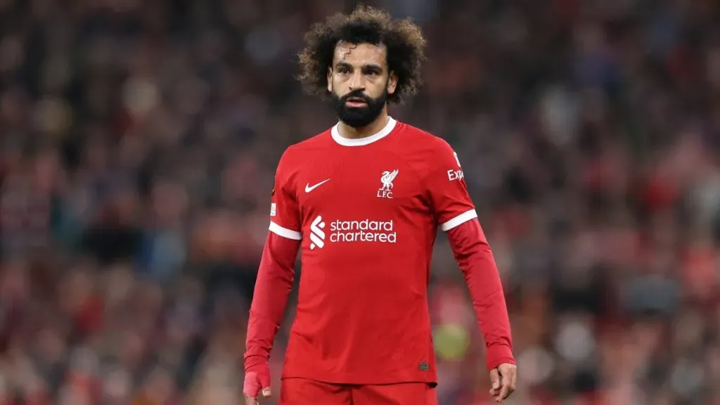 Mohamed Salah, la estrella de Liverpool que podría recalar en Al-Ittihad con Marcelo Gallardo. (Getty Images)