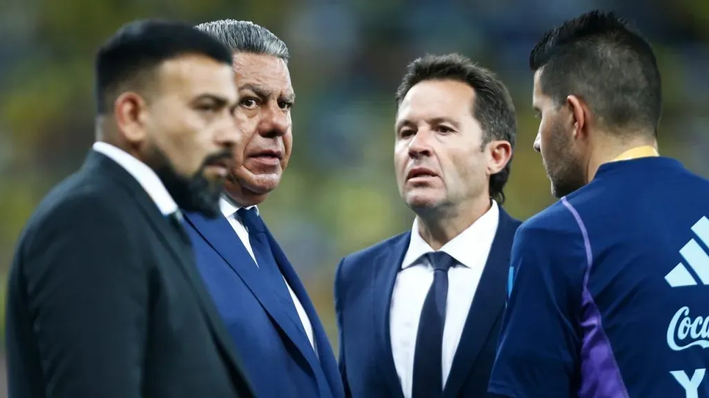 Chiqui Tapia estuvo en el Maracaná.