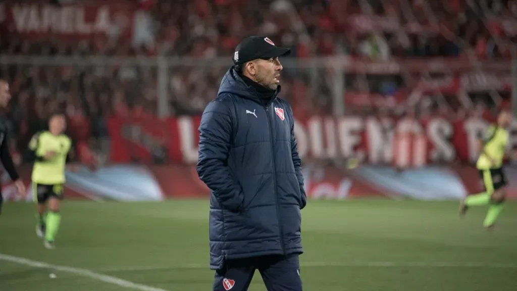 Carlos Tevez, entrenador de Independiente. (Foto: Prensa Independiente)