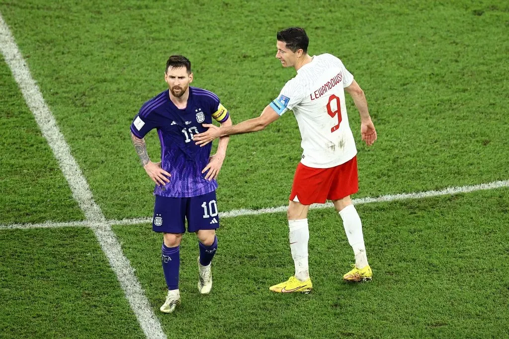Messi y Lewandowski, un cruce durísimo en el Mundial.