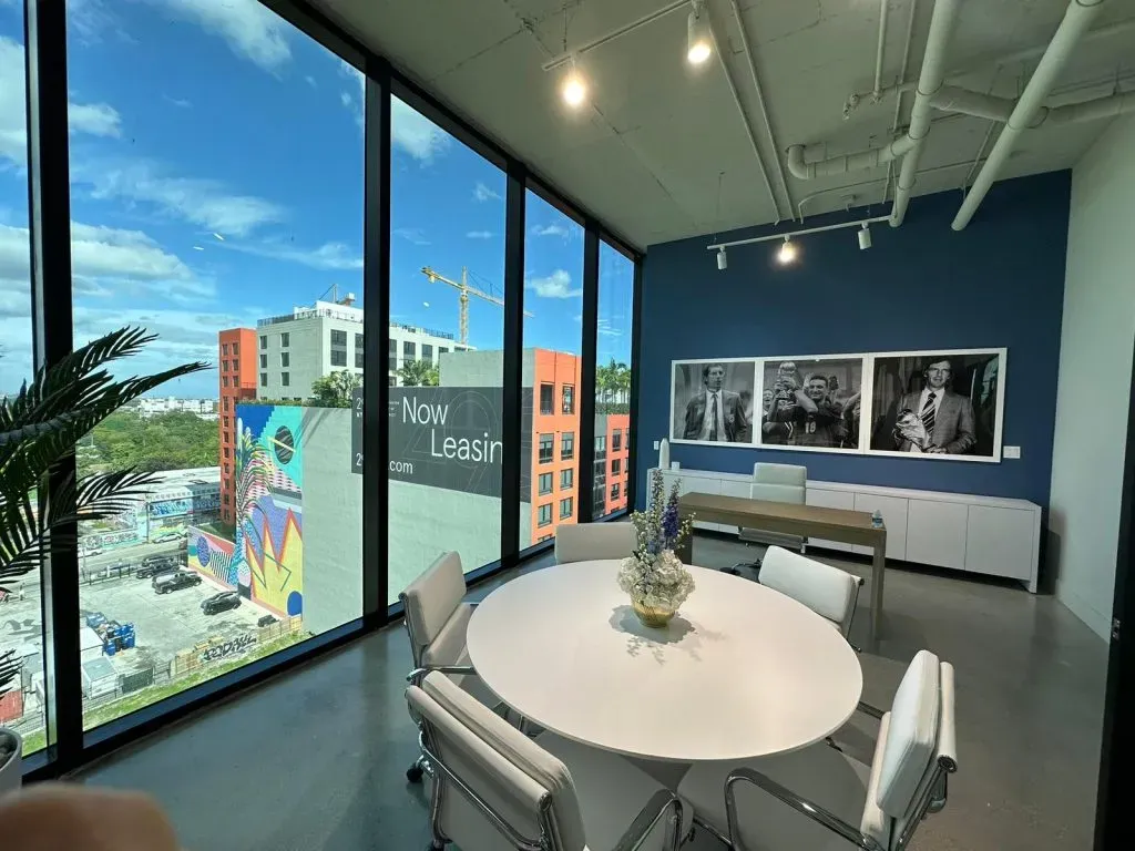 Las oficinas de la AFA en Miami en todo su esplendor (Foto: Bolavip)