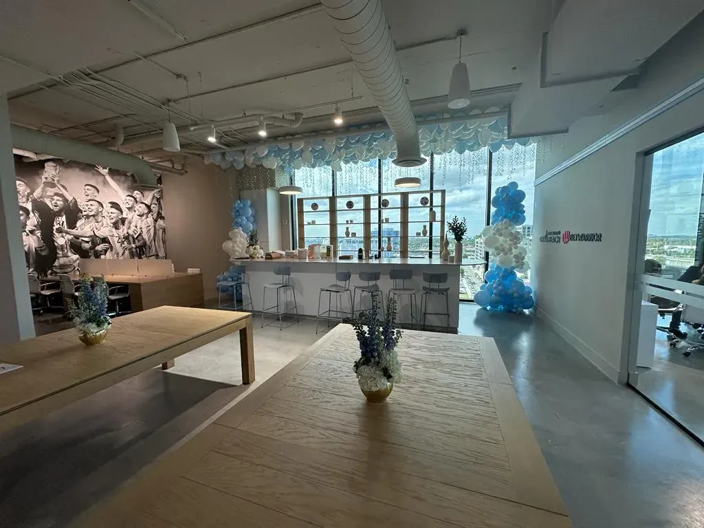 Las oficinas de la AFA en Miami en todo su esplendor (Foto: Bolavip)