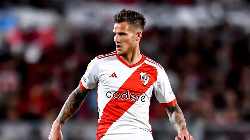 Bruno Zuculini con la camiseta de River. (Foto: Getty)