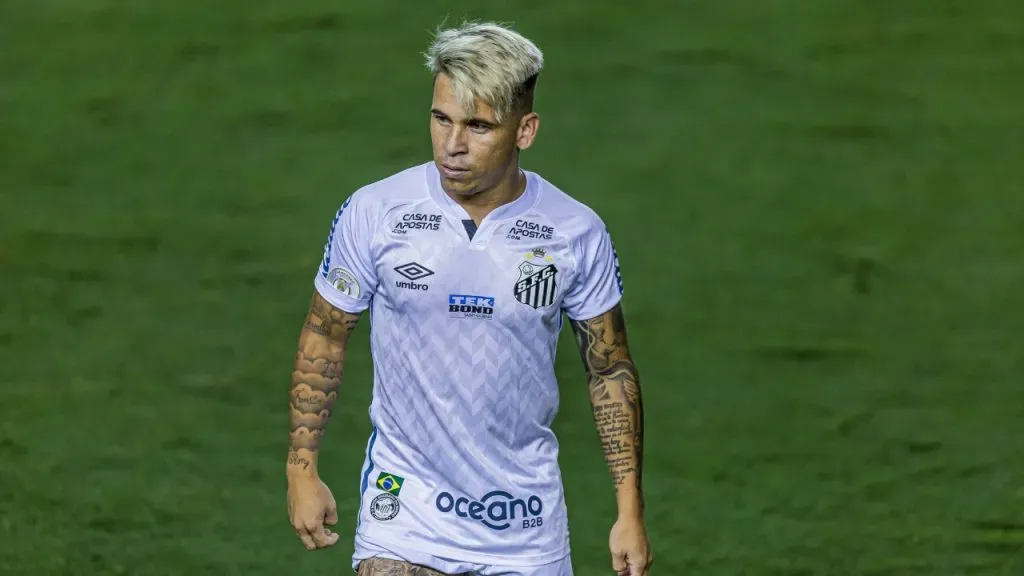 Yeferson Soteldo, futbolista venezolano de Santos.