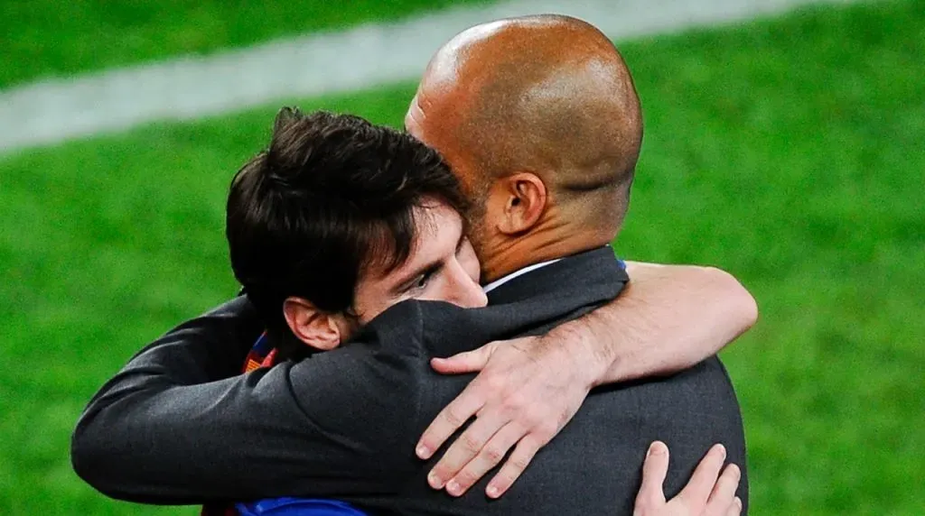 Messi y Guardiola ganaron 14 títulos en el FC Barcelona. (Foto: Getty Images)