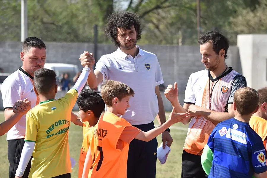 Comenzó trabajando con los más chicos.