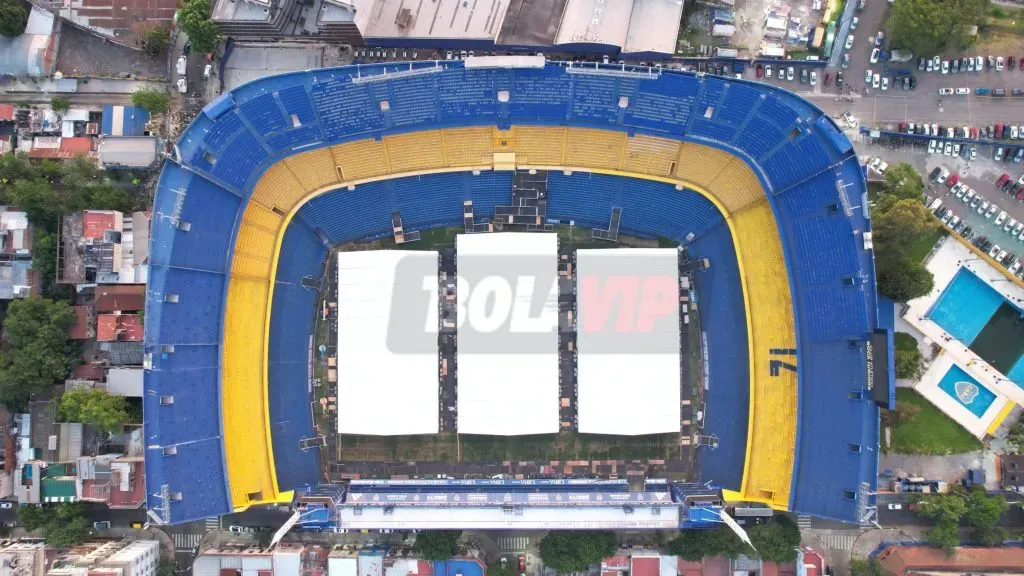 Así lucía La Bombonera antes de las elecciones.