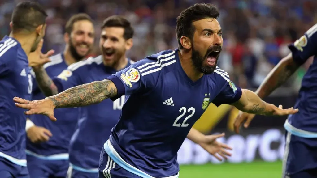 Ezequiel Lavezzi, en su mejor momento en la Selección Argentina en la Copa América 2016 (Getty Images).