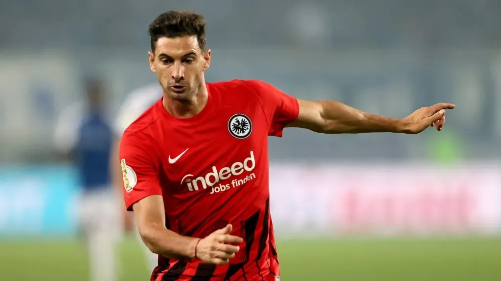 Lucas Alario llegó al Eintracht Frankfurt a mediados de 2022. (Getty)