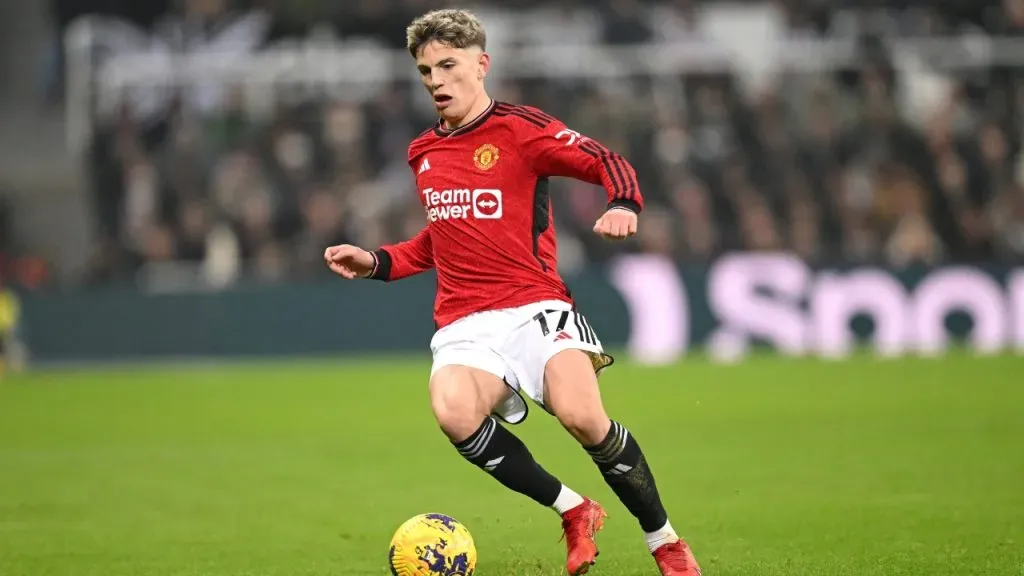 Alejandro Garnacho tendrá un nuevo partido con Manchester United (Getty Images).