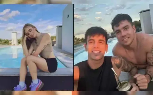 Viejo posteo de Morena Beltrán y Lucas Blondel que aumentaron los rumores.