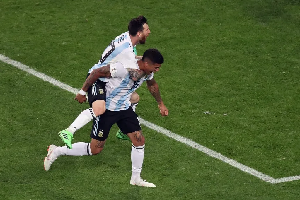 Rojo y la chance de reencontrarse con Messi. (Foto: Getty Images)